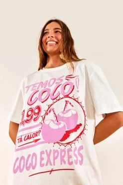 FARM RIO White Temos Coco T-Shirt