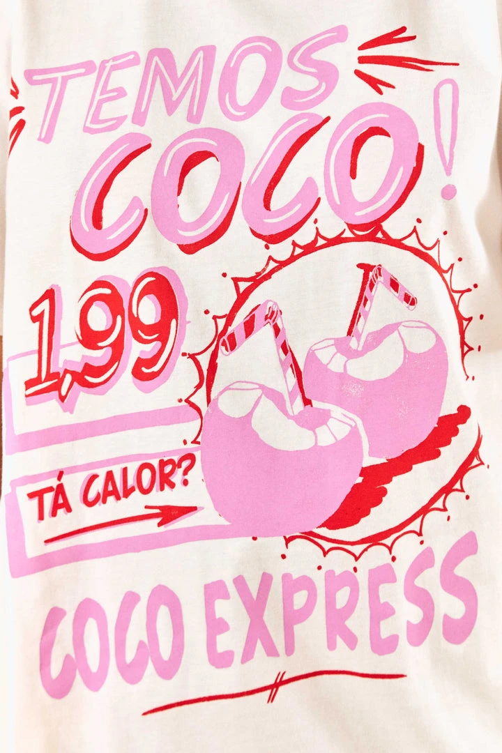 FARM RIO White Temos Coco T-Shirt 5 FARM RIO White Temos Coco T-Shirt