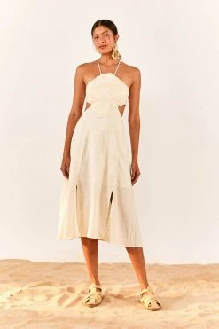 FARM RIO Flower Top Cut Out Midi Dress 9 FARM RIO Flower Top Cut Out Midi Dress