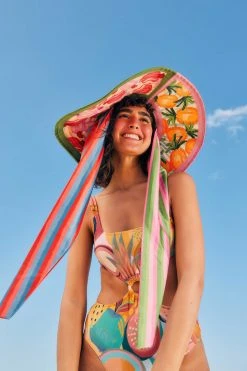FARM RIO FRUITS SCARVES HAT New In