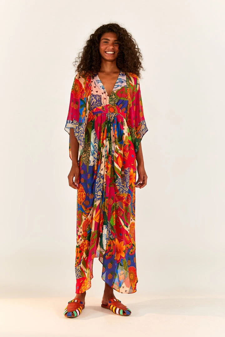 FARM RIO Sunny Mix Maxi Dress 4 FARM RIO Sunny Mix Maxi Dress