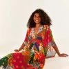 FARM RIO Sunny Mix Maxi Dress