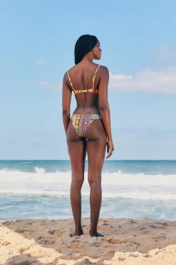 FARM RIO Banana Scarves Bikini Top New In