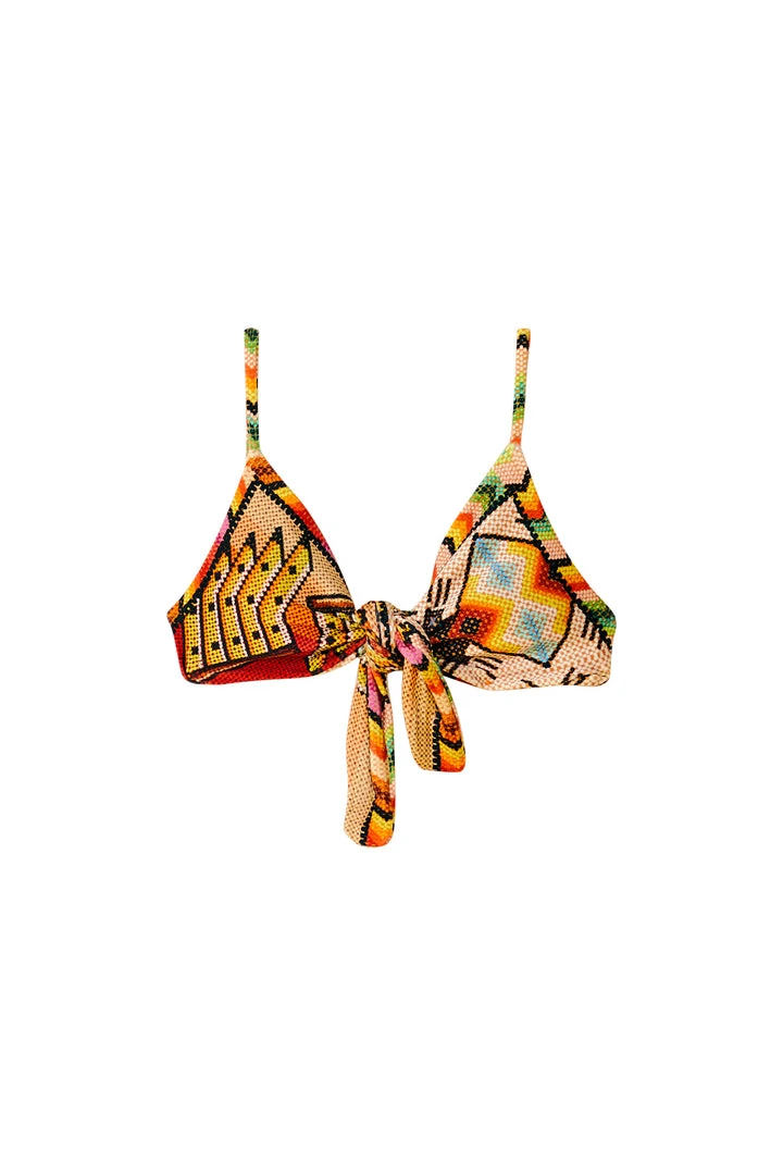 FARM RIO Banana Scarves Bikini Top New In 5 FARM RIO Banana Scarves Bikini Top New In