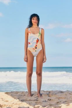 FARM RIO New In Copacabana One-Piece Swimsuit 8 FARM RIO New In Copacabana One-Piece Swimsuit