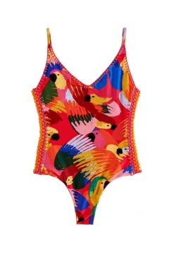 FARM RIO MACAW PARTY ONE PIECE 9 FARM RIO MACAW PARTY ONE PIECE