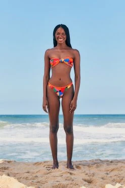 FARM RIO MACAW PARTY BIKINI TOP New In