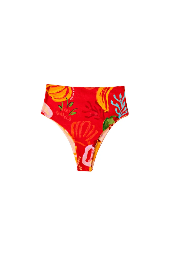 FARM RIO MIXED FRUITS OCEAN BIKINI BOTTOM 5 FARM RIO MIXED FRUITS OCEAN BIKINI BOTTOM