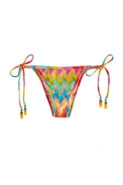 FARM RIO LIGHT CHEVRON BIKINI BOTTOM