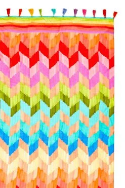 FARM RIO Swimwear Light Chevron Sarong