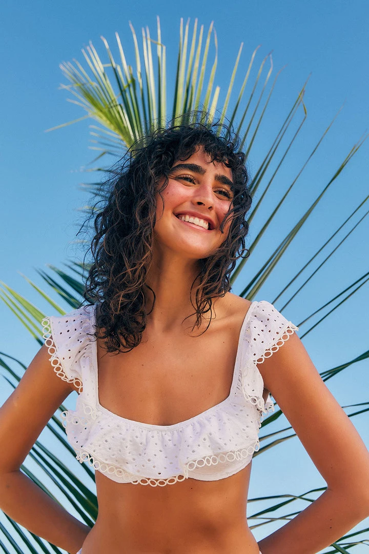 FARM RIO RUFFLES LAISE BIKINI TOP 1 FARM RIO RUFFLES LAISE BIKINI TOP