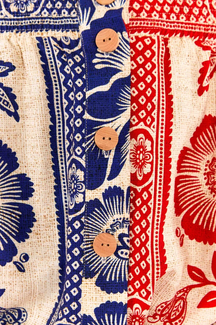 FARM RIO MIXED PINEAPPLE GARDEN OFF SHOULDER MINI DRESS 5 FARM RIO MIXED PINEAPPLE GARDEN OFF SHOULDER MINI DRESS