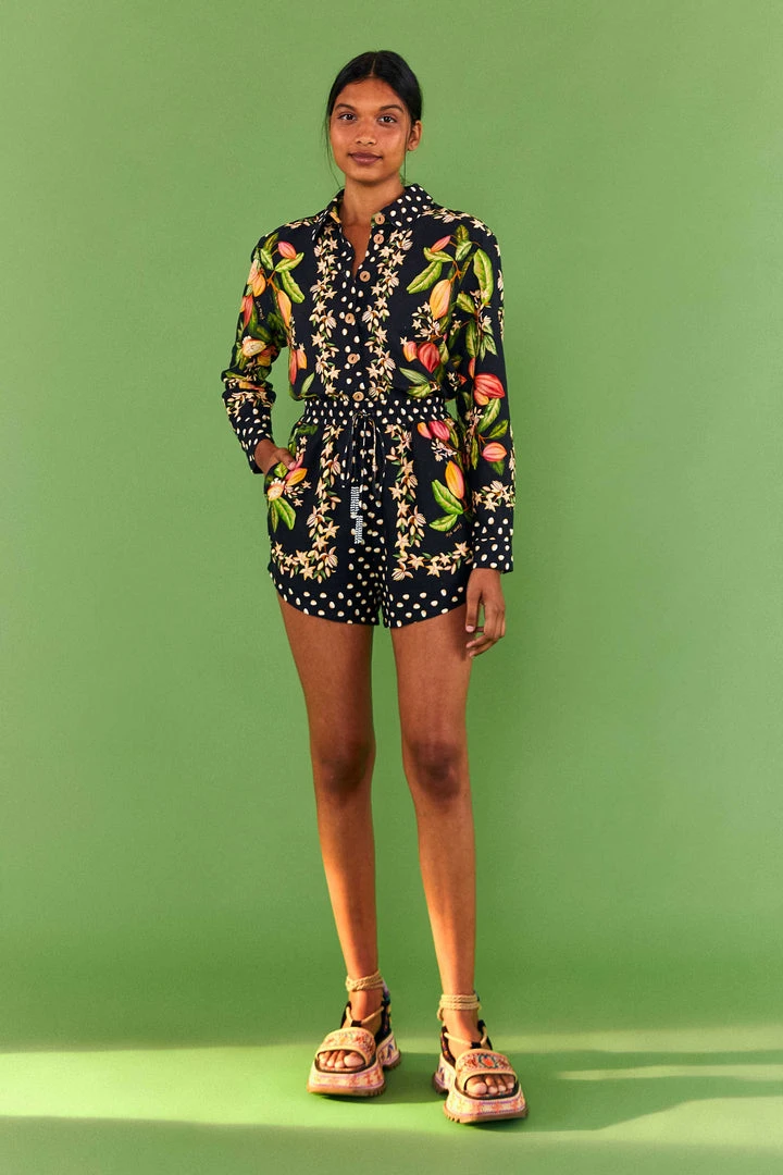 FARM RIO COCOA PARADISE DRAWSTRING SHORTS Most Loved FARM RIO COCOA PARADISE DRAWSTRING SHORTS Most Loved