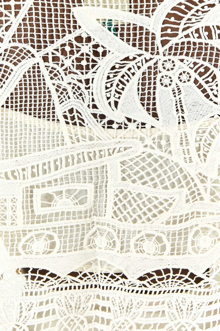 FARM RIO Off White Guipure Blouse Most Loved 4 FARM RIO Off White Guipure Blouse Most Loved