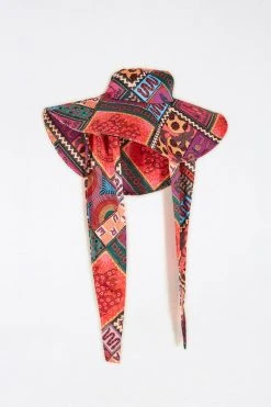 FARM RIO Dotted Patch Scarf Hat Most Loved