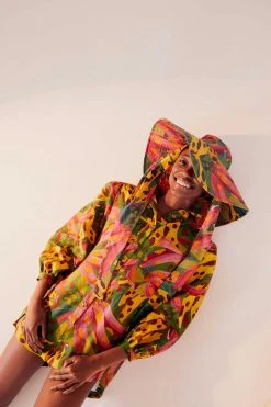 FARM RIO COW PRINT BANANAS HAT