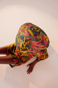 FARM RIO COW PRINT BANANAS HAT 7 FARM RIO COW PRINT BANANAS HAT