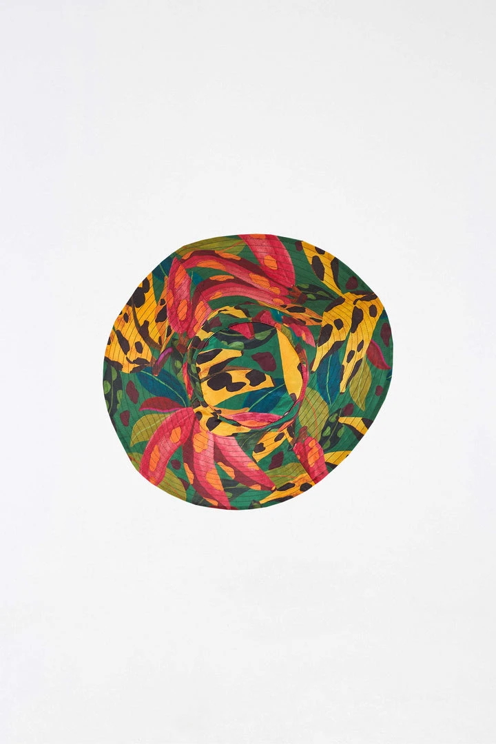 FARM RIO COW PRINT BANANAS HAT 5 FARM RIO COW PRINT BANANAS HAT