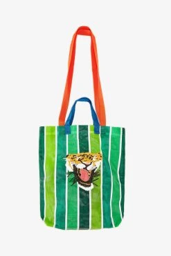FARM RIO EMBROIDERED LEOPARD MARKET BAG Accessories