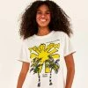 FARM RIO Yellow Color Therapy T-Shirt New In
