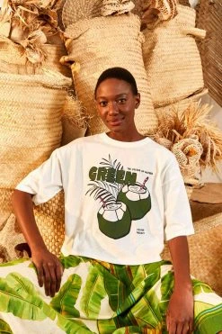 FARM RIO Green Color Therapy T-Shirt
