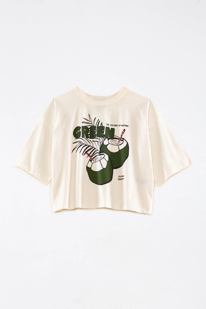 FARM RIO Green Color Therapy T-Shirt 6 FARM RIO Green Color Therapy T-Shirt