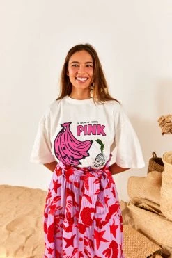 FARM RIO New In Pink Color Therapy T-Shirt