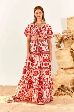 FARM RIO New In Jungle Flow Top 9 FARM RIO New In Jungle Flow Top