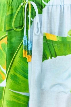 FARM RIO New In Blue Fresh Bananas Pants 11 FARM RIO New In Blue Fresh Bananas Pants