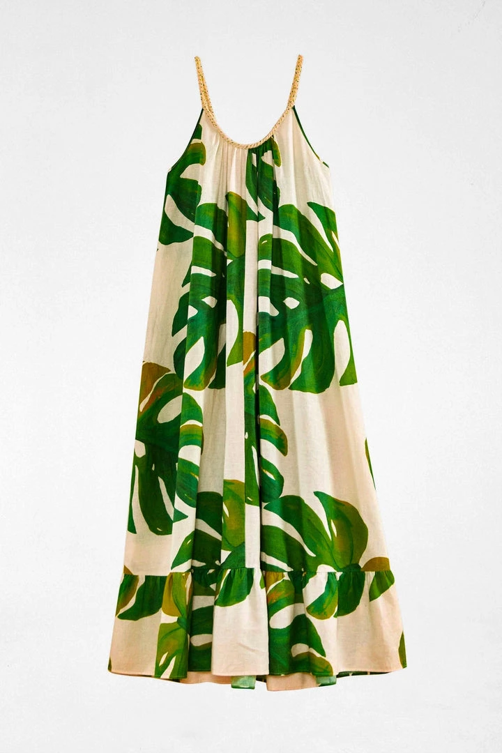 FARM RIO New In White Monstera Maxi Dress 6 FARM RIO New In White Monstera Maxi Dress