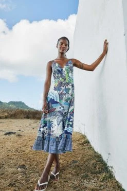 FARM RIO Graphic Rio Midi Dress