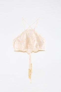 FARM RIO New In White Flower Crop Top 11 FARM RIO New In White Flower Crop Top