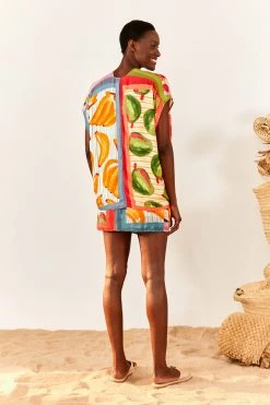 FARM RIO New In Fruits Scarves Blouse