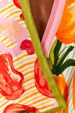 FARM RIO New In Fruits Scarves Blouse 10 FARM RIO New In Fruits Scarves Blouse