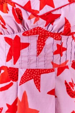 FARM RIO Lobster Sky Midi Dress