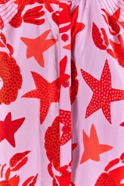 FARM RIO New In Lobster Sky Mini Dress 10 FARM RIO New In Lobster Sky Mini Dress