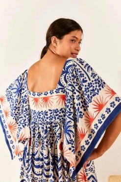 FARM RIO Afternoon Breeze Midi Dress New In