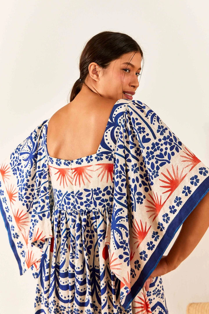 FARM RIO Afternoon Breeze Midi Dress New In 2 FARM RIO Afternoon Breeze Midi Dress New In