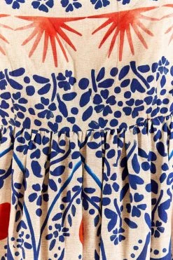 FARM RIO Afternoon Breeze Midi Dress New In 10 FARM RIO Afternoon Breeze Midi Dress New In