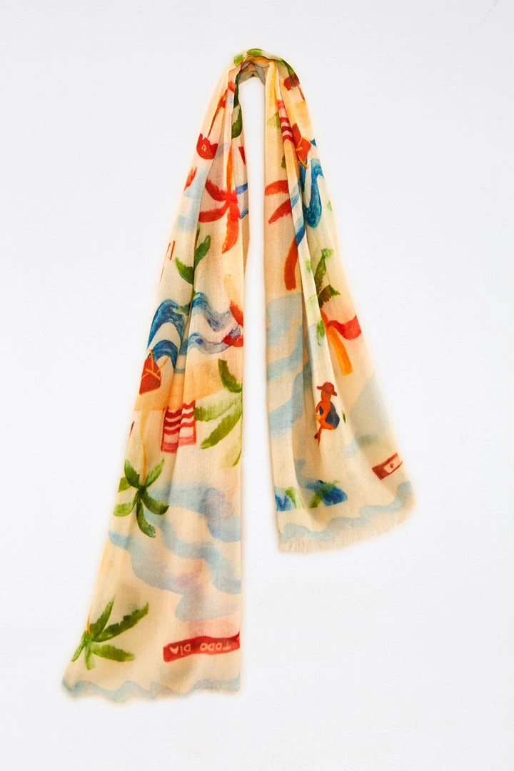 FARM RIO COPACABANA SCARF New In 2 FARM RIO COPACABANA SCARF New In