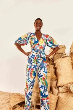 FARM RIO Macaw Wind Jumpsuit