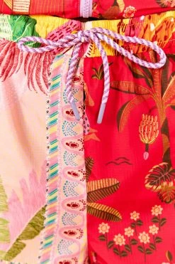 FARM RIO Mixed Scarves Drawstring Shorts 11 FARM RIO Mixed Scarves Drawstring Shorts