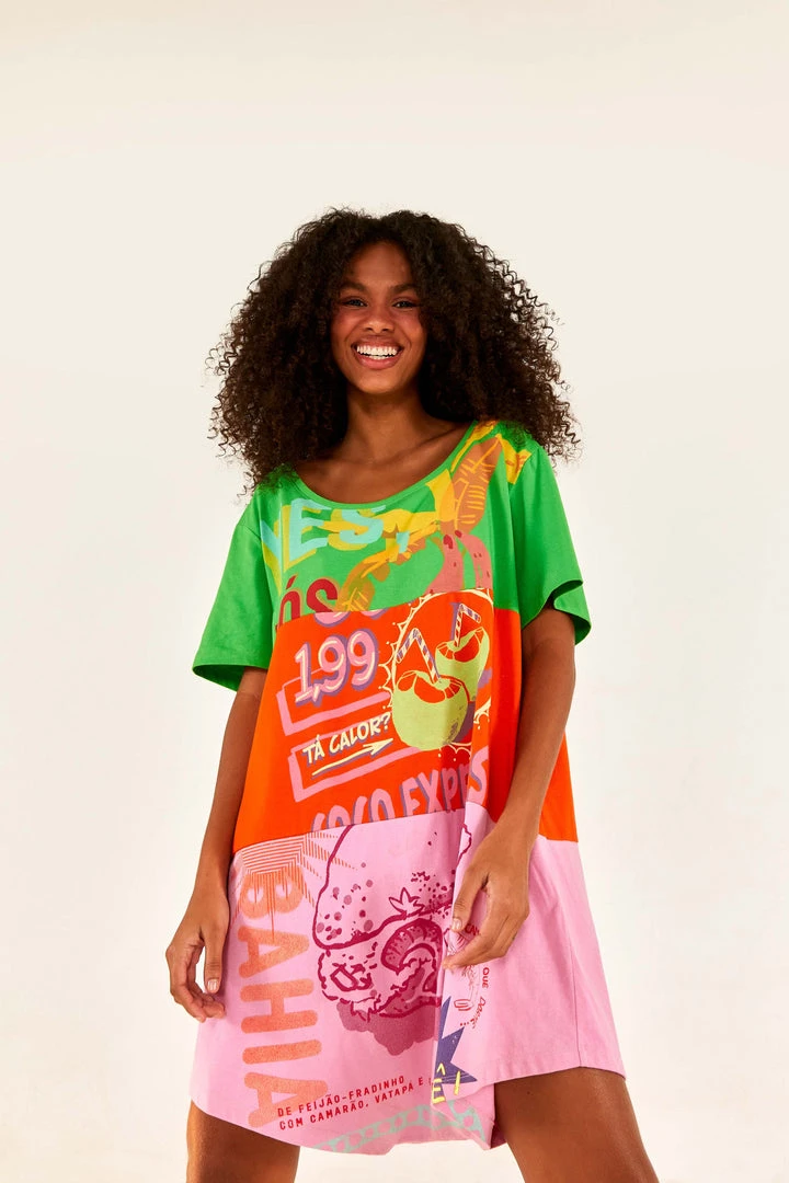 FARM RIO Mixed Graphic Romper New In 1 FARM RIO Mixed Graphic Romper New In