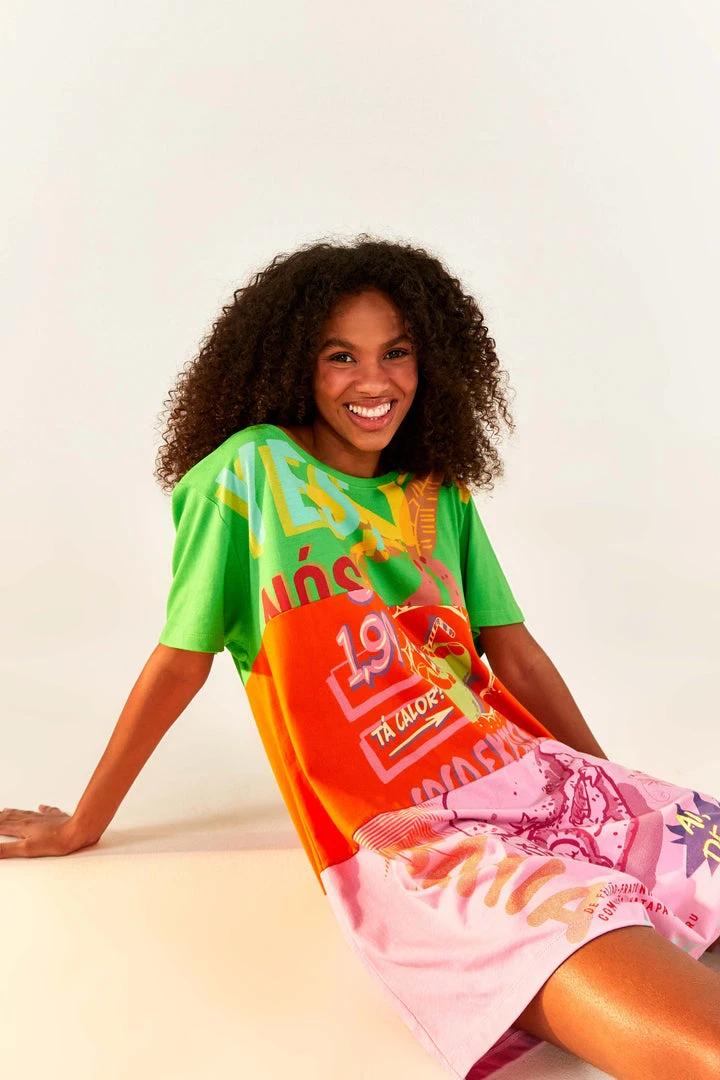 FARM RIO Mixed Graphic Romper New In 3 FARM RIO Mixed Graphic Romper New In