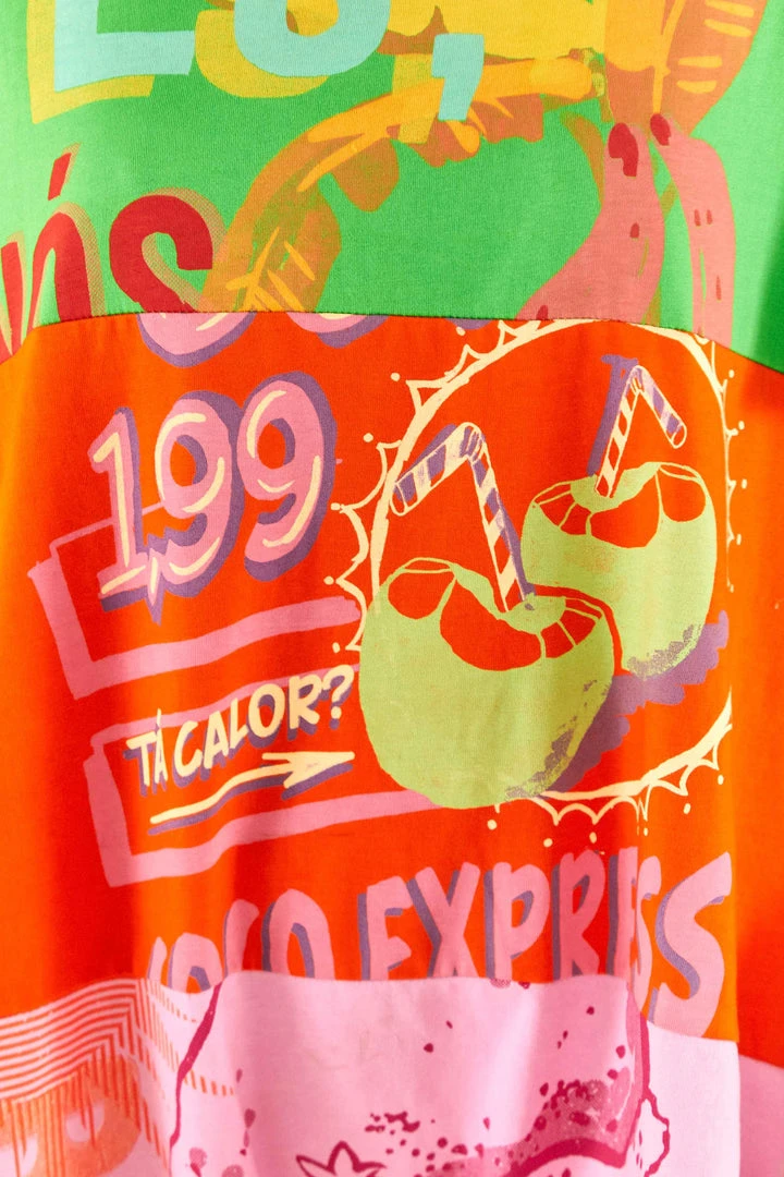 FARM RIO Mixed Graphic Romper New In 6 FARM RIO Mixed Graphic Romper New In