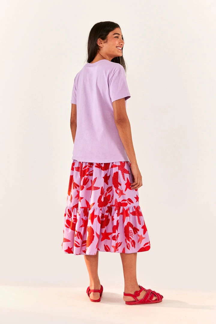 FARM RIO New In Lilac Peixe T-Shirt 2 FARM RIO New In Lilac Peixe T-Shirt