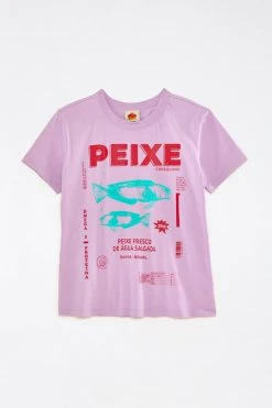 FARM RIO New In Lilac Peixe T-Shirt 10 FARM RIO New In Lilac Peixe T-Shirt