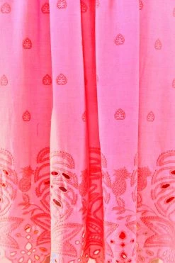 FARM RIO Neon Pink Richelieu Maxi Skirt New In 10 FARM RIO Neon Pink Richelieu Maxi Skirt New In