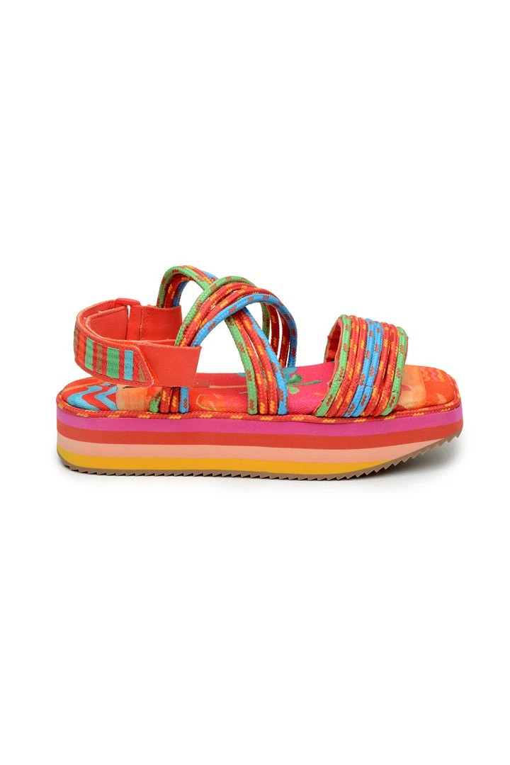 FARM RIO New In TROPICAL PLATFORM SANDAL 3 FARM RIO New In TROPICAL PLATFORM SANDAL