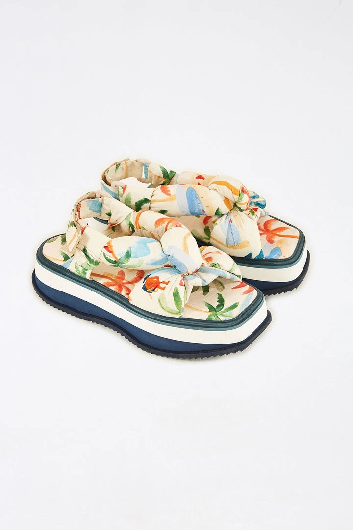 FARM RIO COPACABANA SCARF FLATFORM SANDAL Accessories 2 FARM RIO COPACABANA SCARF FLATFORM SANDAL Accessories